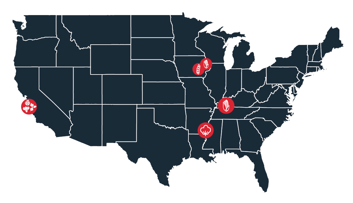 Map of USA Case Studies